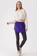 Bigdart 1888 Sweatshirt And Pullover Under Shirt Skirt - Purple