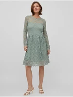Light Green Ladies Lace Dress VILA Kalila - Women