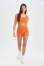 DEFACTO Cool Ribbed Camisole Shorts