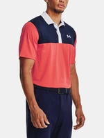 Under Armour Tričko UA Perf 3.0 Color Block Polo-RED - Pánské