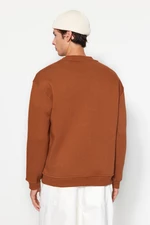 Trendyol Brown*004 Men's Half Turtleneck Long Sleeve Men's Sweatshirt.