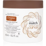 Match. Science of Curves hydratačný krém pre vlnité a kučeravé vlasy 450 ml