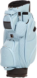 Jucad Style Bright Blue/Leather Optic Borsa da golf Cart Bag