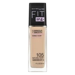 Maybelline Fit Me! Luminous + Smooth Foundation tekutý make-up pro sjednocenou a rozjasněnou pleť 105 Natural Ivory 30 ml