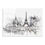 Szklany obraz 70x100 cm Paris – Wallity