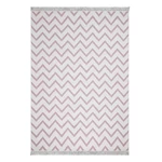 Biało-różowy bawełniany dywan Oyo home Duo, 160 x 230 cm