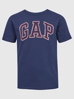 Tmavomodré chlapčenské tričko GAP Logo t-shirt