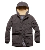 Parka Skinner Vintage Industries® - čierná (Farba: Čierna, Veľkosť: XL)