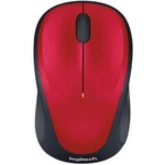 Optická Wi-Fi myš Logitech M235 910-002496, červená/černá