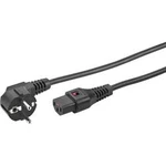 IEC napájecí kabel Monacor AAC-500IEC 05.0112 5.00 m, černá