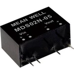 DC/DC měnič napětí, modul Mean Well MDS02M-15, 133 mA, 2 W, Počet výstupů 1 x
