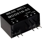 DC/DC měnič napětí, modul Mean Well MDD01L-15, 34 mA, 1 W, Počet výstupů 2 x