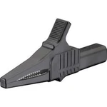 Bezpečnostní krokosvorka Stäubli XKK-1001 66.9755-21, CAT II, černá