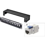 Síťový patch box Renkforce KSV8, 12 portů, CAT 8.1 , 1 U