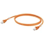 Síťový kabel RJ45 Weidmüller 2563810100, CAT 6A, S/FTP, 10.00 m, oranžová