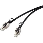 Síťový kabel RJ45 Renkforce RF-4538220, CAT 6A, S/FTP, 20.00 m, černá