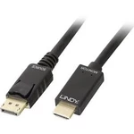 DisplayPort / HDMI kabel LINDY [1x zástrčka DisplayPort - 1x HDMI zástrčka] černá 1.00 m