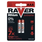 Mikrotužkové baterie AAA RAVER FR03 lithiové blistr