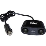 Rozdvojka s USB do autozásuvky Eufab, 16549, 2x USB, 12/24 V, 10 A