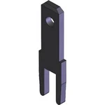 Faston zástrčka Vogt Verbindungstechnik 3785c08.68 2.8 mm x 0.8 mm, 180 °, bez izolace, kov, 100 ks