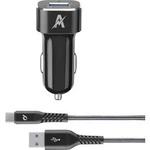 Sada Cellularline Car Charger TETRA FORCE Samsung typ C, černá