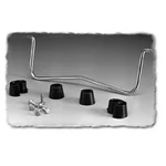 Sada pro instalaci držáku Hammond Electronics 1427D5, (d x š x v) 120.55 x 5 x 63.47 mm, ocel, 1 ks