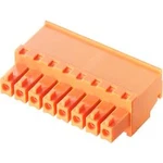 Zásuvkový konektor na kabel Weidmüller BCZ 3.81/08/270 SN OR BX 1940250000, 30.48 mm, pólů 8, rozteč 3.81 mm, 50 ks