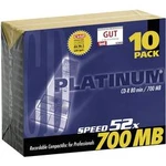 CD-R 80 700 MB Platinum 100144 10 ks Slimcase