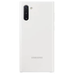 Kryt na mobil Samsung Silicon Cover na Galaxy Note10 (EF-PN970TWEGWW) biely ochranný zadný kryt na mobil • pre Samsung Galaxy Note 10 • materiál: sili