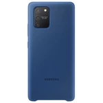 Kryt na mobil Samsung Silicon Cover na Galaxy S10 Lite (EF-PG770TLEGEU) modrý ochranný zadný kryt na telefón • pre Galaxy S10 Lite • tenký 1,3 mm diza