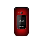 Mobilný telefón CPA Halo 15 Senior (TELMY1015RE) červený tlačidlový telefón • 2,4 "uhlopriečka • farebný displej • 240 × 320 px • fotoaparát 0,3Mpx • 
