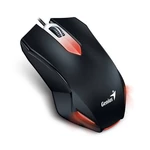 Myš Genius GX Gaming X-G200 (31040034102) čierna herná myš • rozlíšenie 1 000 DPI • 3 tlačidlá • podsvietenie • pre ľavákov aj pravákov • USB koncovka