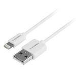 Kábel GoGEN USB / lightning, 2m (LIGHTN200MM01) biely prepojovací Lightning kábel • 1× USB 2.0 • dĺžka 2 m • kompatibilný pre iPhone, iPad, iPod