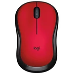 Myš Logitech Wireless Mouse M220 Silent (910-004880) červená bezdrôtová myš • optický senzor • rozlíšenie 1 000 DPI • 3 tlačidlá • životnosť batérie: 