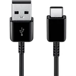 Kábel Samsung USB/USB-C, 1,5m, bulk (EP-DW700CBE) (EP-DW700CBE) čierny dátový kábel • USB-C • rýchly prenos súborov • dĺžka 150 cm • možno využiť aj k