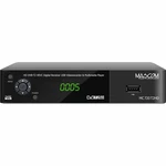 Set-top box Mascom MC720T2 HD čierny set-top box • podpora DVB-T2 a kodeku HEVC (H.265) • USB 2.0 na prehrávanie a nahrávanie • HDMI • Scart • LAN • s