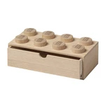 Cutie de depozitare 8, din lemn, cu sertar, mai multe variante - LEGO Culoare: stejar - tratat cu săpun