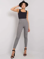 Grey leggings with patterns by Briseida RUE PARIS