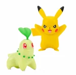 BOTI Pokémon akčné figúrky Pikachu a Chikorita 5 cm