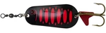 Dam třpytka effzett standard spoon uv fluo red black - 8 cm 45 g