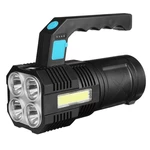 Outdoor Portable COB LED Camping Work Light USB Recharging Flashlight Emergency Handheld Flood Lamp Lantern