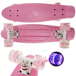22 inch Children Skateboard Mini Cruiser Skateboard with LED Flashing Wheels for Beginners Kids Gifts