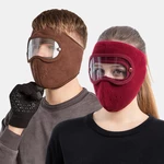 Unisex Fleece Windproof Warm Eye Face Ear Protection HD Goggles Mask For Outdoor Riding