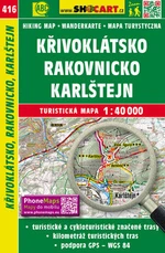 Křivoklátsko, Rakovnicko, Karlštejn 1:40 000