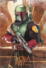 Plakát 61x91,5cm – Star Wars: The Mandalorian - Boba Fett