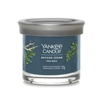 Svíčka YANKEE CANDLE Signature Tumbler 122g Bayside Cedar