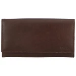 Dámská kožená peněženka hnědá - Delami Grentta