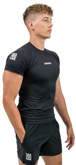 Nebbia Workout Compression T-Shirt Performance Black M Tricouri de fitness