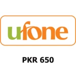 Ufone 650 PKR Mobile Top-up PK