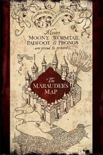 Plakát 61x91,5cm – Harry Potter - The Marauders Map